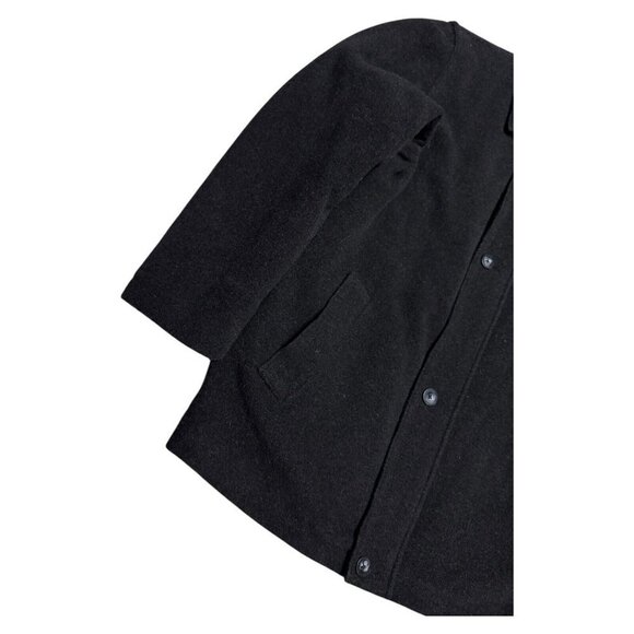 CHAPS WOOL Luxury Designer Business Casual Pea Coat Mens Large - Picture 5 of 5